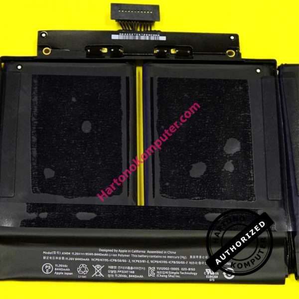 Baterai Apple Macbook Pro 15" Retina A1398 A1494-420