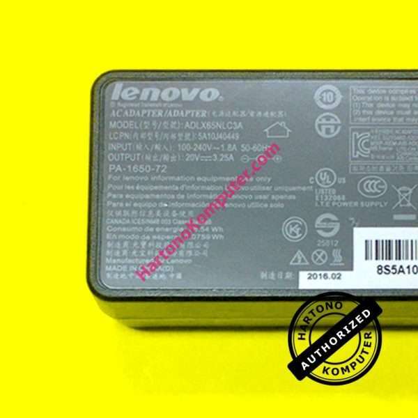 Charger Lenovo 20V 3.25A Small Plug-489